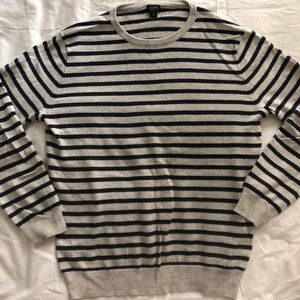 J. Crew Blue/Cream Nautical Stripe Sweater size S